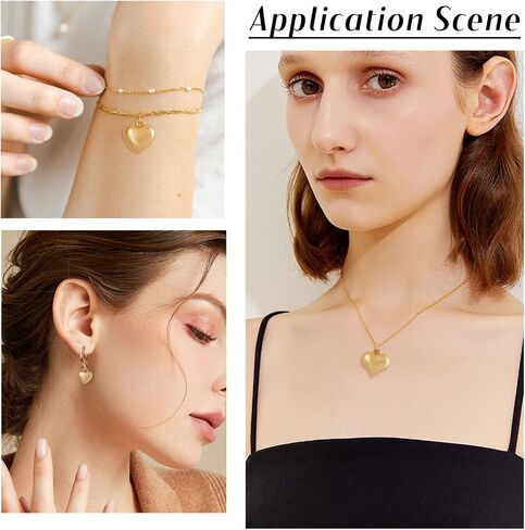 Craftdady 18K Gold Prass Brass Metal Charms Presants Crescent Moon Flower Heart Presants Hollow Cruncifix Cross Dangle Tharms for DIY Craft Craft Carring Bracelet Mowner in Kuwait