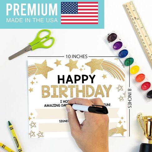 Birthday Certificates for Students – 25 Happy Birthday Classroom Awards for Kids, Classroom Supplies for Teachers, School Gifts, Boho Certificate Awards in Saudi Arabia