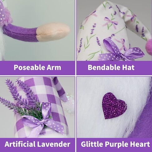 زخارف زخارف زنبق زنبق الربيع للمنزل 11.8 بوصة الوردي والأرجواني غنيمات الفصح الاسكندنافية تومتي رف الصيف صيف ديكور in Kuwait