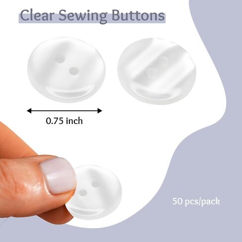 50 Pcs White Buttons for Sewing 3/4" (19mm) 4 Hole 30L Plastic Glossy Buttons 0.75 inch Ideal for Lab Coat Uniform Jacket Pants Suit Workwear School Outfits Aprons Crafts DIY in Saudi Arabia
