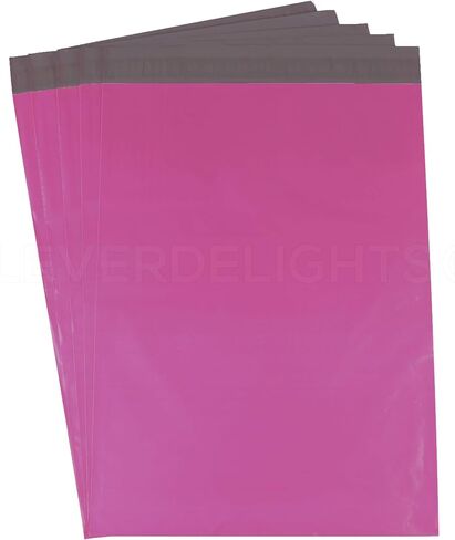 CleverDelights Magenta Poly Mailers - 6" x 9" - 100 Pack - Premium Self-Adhesive Shipping Bags in Saudi Arabia