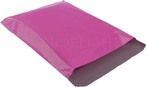 CleverDelights Magenta Poly Mailers - 6" x 9" - 100 Pack - Premium Self-Adhesive Shipping Bags in Saudi Arabia