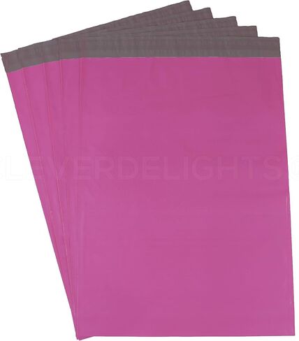 CleverDelights Magenta Poly Mailers - 6" x 9" - 100 Pack - Premium Self-Adhesive Shipping Bags in Saudi Arabia