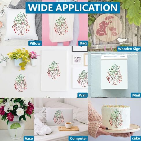 Mayjoydiy 3pcs Angel Wings stencil 11.7 × 8.3inch ريشة الستنسل مع فرشاة الطلاء قابلة لإعادة الاستخدام Angel Devil Wings stencil on Art Craft Canvas Wall Fabric in Saudi Arabia