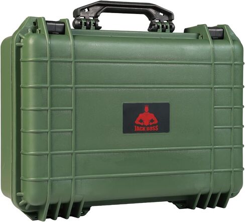 18x 13.8x 8 Inch Hard Case, Portable Weather Waterproof Protective Camera Case with Customizable Foam, Fit Use of Drones, Camera, Equipments, Black in Saudi Arabia