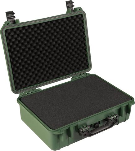 18x 13.8x 8 Inch Hard Case, Portable Weather Waterproof Protective Camera Case with Customizable Foam, Fit Use of Drones, Camera, Equipments, Black in Saudi Arabia