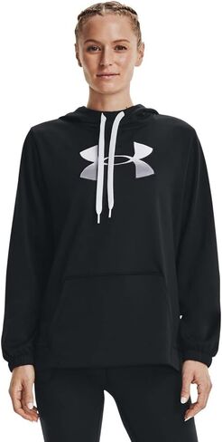 Under Armour Women's Armour Fleece Big Logo Flock Hoodie in Kuwait