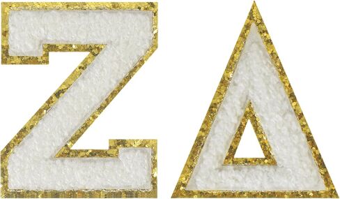 3pcs phi patches patches beta peta on patches sigma white chenille patches perfect perfect perfors phicks white white onts patches for beans calting hats facs repair repair craft in Kuwait