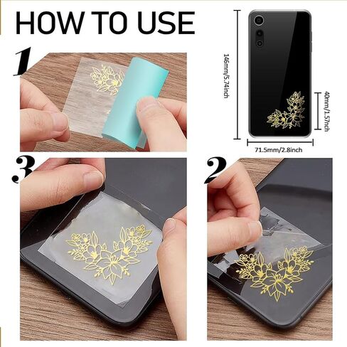 Olycraft 9pcs 1.6x1.6 inch ملصقات معدنية ذهبية معدنية محفوظة بوعاء ملصقات معدنية الصبار ملصقات ملصقات لاصقة على ملصقات الإيبوكسي الملصقات المعدنية ل DIY قصاصات الايبوكسي راتنجات الإبوكسي in Kuwait