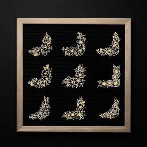 Olycraft 9pcs 1.6x1.6 inch ملصقات معدنية ذهبية معدنية محفوظة بوعاء ملصقات معدنية الصبار ملصقات ملصقات لاصقة على ملصقات الإيبوكسي الملصقات المعدنية ل DIY قصاصات الايبوكسي راتنجات الإبوكسي in Kuwait