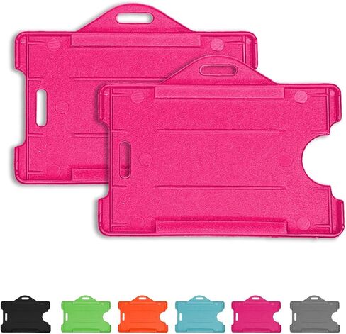 2 Pack - Molin Green Open Face Card Holder ID Card Holder Badge Holder in Saudi Arabia