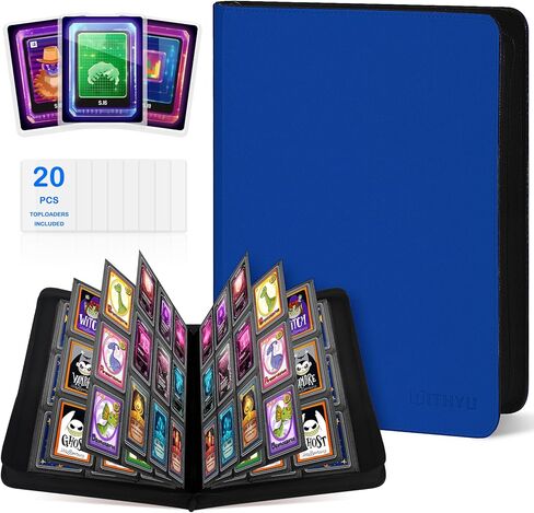 يحتوي Withyu Toploader Binder على 360 Top Loaders ، وحامل بطاقات 9 جيب رينغليس لبطاقات صلبة 3 "× 4" ، وألبوم بطاقة تداول مع 20 Toploaders للرياضة ، TCG ، MTG (Pink) in Kuwait