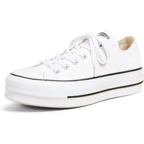 Converse Women's Chuck Taylor All Star Lift Clean Sneaker, White/Black/White, 10.5 M US in Kuwait