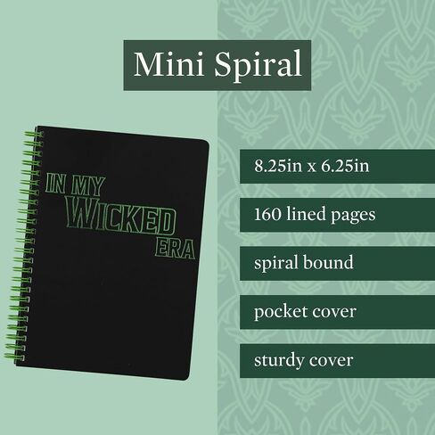 Steel Mill & Co Cute Mini Notebook لمحبي المسرح ، ومجلة 8.25 "× 6.25" مع غلاف متين و 160 صفحة واضحة ، Word Word Art in Saudi Arabia
