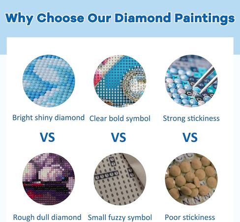 Tostog Dog Diamond Paints Kits للبالغين ، DIY 5D Animal Diamond Art Kits للبالغين ، اللوحات الماس الكلب اللطيفة للمبتدئين ، اللوحات الماس الكاملة مجموعة الجدار الفنية 12 * 16 بوصة. in Kuwait