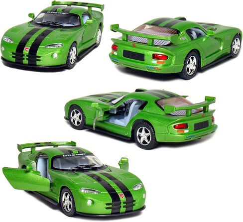 KiNSMART Dodge Viper GTR-S SetOf4 1:36 Scale 5 Inch Die Cast Metal Model Super Sports Race Car in Saudi Arabia