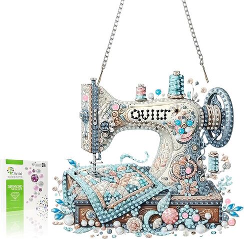 GUMITOON Diamond Art Kits for Adults-Full Drill Diamond Dots Paintings for Beginners, Round 5D Paint with Diamonds Pictures Gem Art Painting Kits DIY Crafts Kits 14"x14" QCY-094 in Saudi Arabia