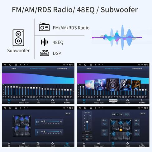 Car Radio for Dodge Challenger & Dodge Avenger 2008-2014 Stereo Replacement Upgrade 10" Android 14 Touch Screen Wireless CarPlay & Android Auto Head Unit GPS Navigation Bluetooth WiFi DSP SWC FM Radio in Saudi Arabia