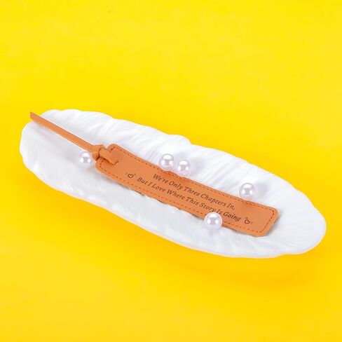 Leather Bookmark 9 Year Anniversary Wedding Gifts for Women Men for Him Her 9th Anniversary Gifts for Husband Wife, 9th Anniversary Gifts Christmas Valentines Birthday Gifts in Kuwait