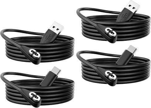 Weishan 2 -Pack شحن كابل لما بعد شوكز Aeropex AS800 ، Shokz OpenRun Pro ، OpenRun ، OpenRun Mini ، Opencomm Headute Headpoons - USB و USB C إلى حبال الشاحن المغناطيسي ، 3.3 قدم in Kuwait