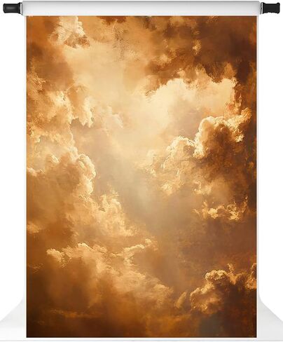 Kate Abstract Backdrops Cloudy Portrait Photo Background Head Shot Photography Props, 5x7ft in Kuwait