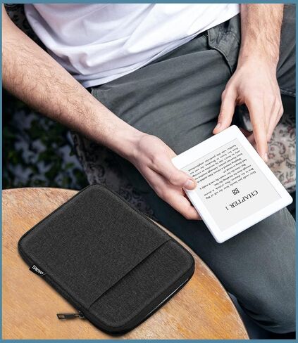 TiMOVO 6-7 Inch Sleeve Case for All-New Kindle Paperwhite and Kindle Colorsoft Signature Edition, Kindle E-Reader/Kindle Oasis Protective Sleeve Cover Pouch Bag Carrying Case, Gray Forest in Kuwait