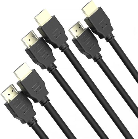Kado 5ft HDMI Cable 2-pack ، HDMI HDMI عالية السرعة مع Ethernet 1920x1080 FHD 144Hz 100Hz 60Hz HDCP ، أجزاء حقيقية من الذكور إلى 1.5 متر مصنوعة لمراقبة SCEPTER ، التلفزيون ، وحدة ألعاب ، PC ، جهاز الكمبيوتر المحمول ، المحمول ، in Kuwait