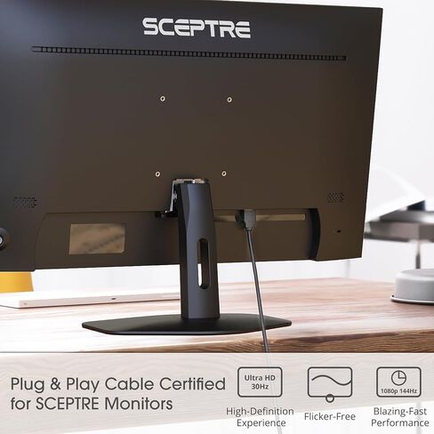 Kado 5ft HDMI Cable 2-pack ، HDMI HDMI عالية السرعة مع Ethernet 1920x1080 FHD 144Hz 100Hz 60Hz HDCP ، أجزاء حقيقية من الذكور إلى 1.5 متر مصنوعة لمراقبة SCEPTER ، التلفزيون ، وحدة ألعاب ، PC ، جهاز الكمبيوتر المحمول ، المحمول ، in Kuwait