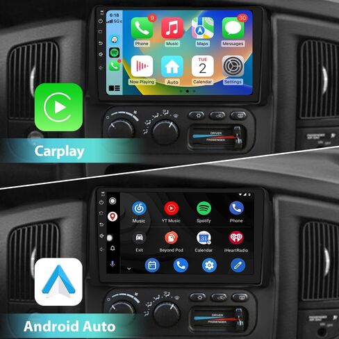 Car Radio Stereo for Dodge RAM 1500 2500 2002 2003 2004 2005 Android 13 Head Unit 9 inch Touch Screen Wireless CarPlay Android Auto in Saudi Arabia