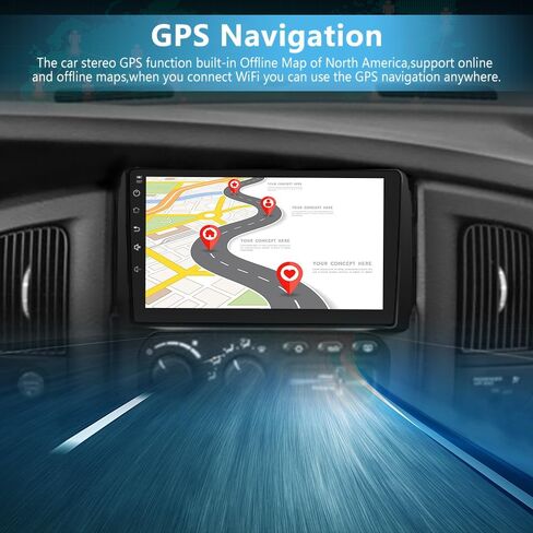 Car Radio Stereo for Dodge RAM 1500 2500 2002 2003 2004 2005 Android 13 Head Unit 9 inch Touch Screen Wireless CarPlay Android Auto in Saudi Arabia