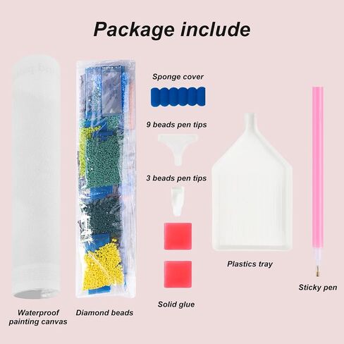 hill froeistung Mushroom Diamond Art Painting Kits for Adults, Fantasy Castle Diamond Art Kits Diamond Art for Adults Beginners, DIY Full Drill Round Gem Art Craft Home Wall Decor Gift 12x12 inch in Saudi Arabia