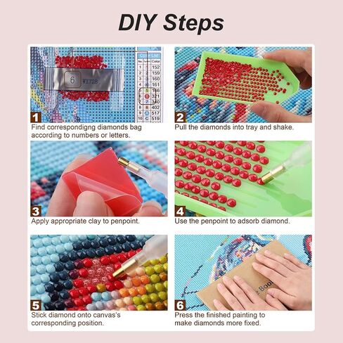 hill froeistung Mushroom Diamond Art Painting Kits for Adults, Fantasy Castle Diamond Art Kits Diamond Art for Adults Beginners, DIY Full Drill Round Gem Art Craft Home Wall Decor Gift 12x12 inch in Saudi Arabia