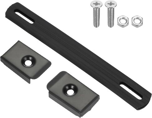 PATIKIL Strap Handle Replacement 9.5 Inch, Rubber Ampere Handles Pull with Metal Caps Luggage Spare Strap Handle Grip for Suitcase Box Case Speaker Cabinet, Silver Tone in Saudi Arabia