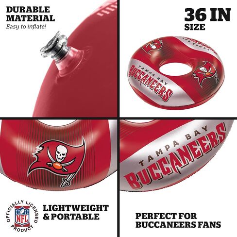 BigMouth Buffalo Bills 36" Inflatable Pool Floats Officially Licensed NFL Fan Gear Merchandise Inner Tube for Adults and Teens in Saudi Arabia