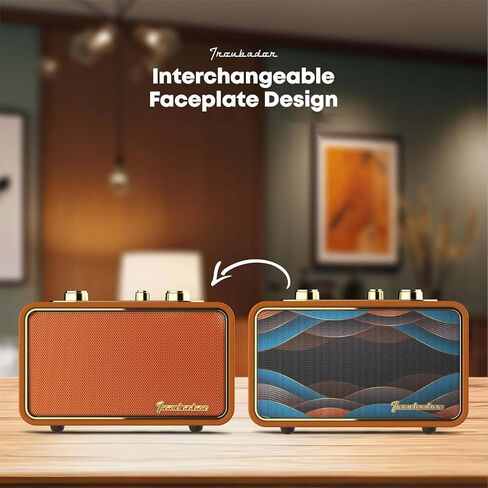 مكبر صوت بلوتوث Retro Wooden Portable Bluetooth Seeper عتيقة الأزياء اللاسلكية القديم ， Am/FM إلكترونيات الاتصال الهاتفي للمنزل ، مثالية للمقهى ، الديكور العتيق ، غرفة نوم (Apur Retro Wood) in Kuwait
