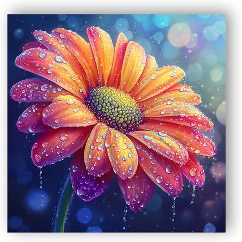 Wergund Diamond Art Hummingbird, Diamond Art Kits for Adults Flower Bird, Diamond Painting Full Drill Crystal Rhinestone Embroidery Cross Stitch Arts Craft Canvas Wall Decor Gift 12x16Inch/30x40 cm-9 in Saudi Arabia