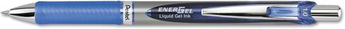 PENTEL OF AMERICA Energel Rtx Retractable Gel Pen, Bold 1Mm, Blue Ink, Blue/Gray Barrel in Saudi Arabia