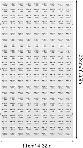 14440 Pcs Made in China Stickers Imported Labels Self Adhesive Labels Circle Dots Show Country of Origin on China Imported Products in Saudi Arabia