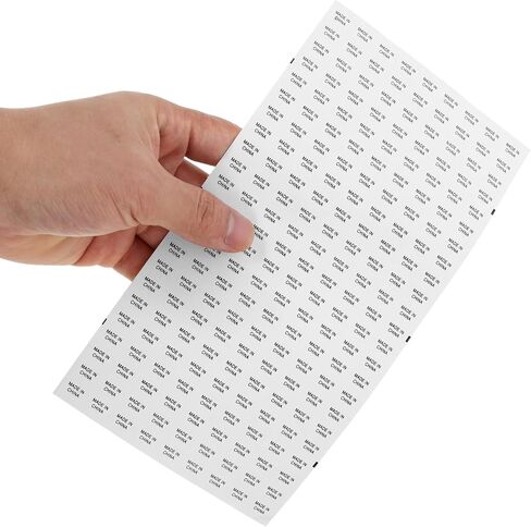 14440 Pcs Made in China Stickers Imported Labels Self Adhesive Labels Circle Dots Show Country of Origin on China Imported Products in Saudi Arabia