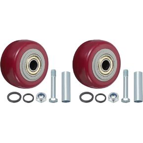 MECCANIXITY Push Cart Wheels Replacement Nylon Rolling Casters Wheel with Bore for Furniture Platform Trucks Shopping Cart in Saudi Arabia
