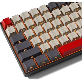 Shine Through Keycaps 60 65 75 100 Percent,Cherry Keycaps 136 Keys PBT Dye Sublimation Custom Keyboard Keycaps Set for Mechanical Keyboard 61/64/75/84/87/104/108 Layout with Key Puller (Wood Style) in Saudi Arabia