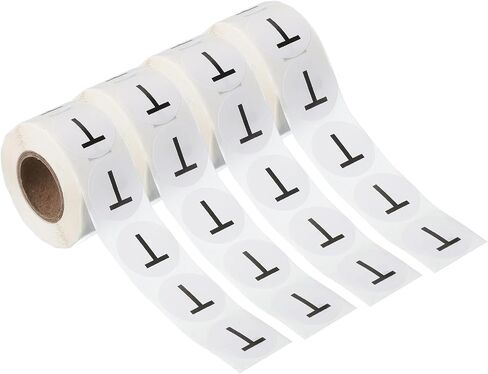 PATIKIL 1" Letter V Stickers, 4 Rolls Self-Adhesive Alphabet Round Circle Dots Labels for Organization Storage Inventory Boxes Scrapbook Craft 500Pcs/ Roll in Saudi Arabia