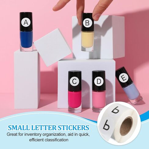 PATIKIL 1" Letter V Stickers, 4 Rolls Self-Adhesive Alphabet Round Circle Dots Labels for Organization Storage Inventory Boxes Scrapbook Craft 500Pcs/ Roll in Saudi Arabia