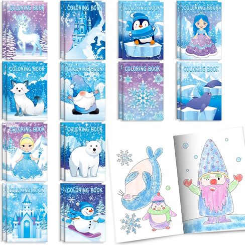 BenLouis 48Pcs Valentines Day Mini Coloring Books Kids Valentine School Party Favors Activity Books Bulk for Kids Valentine's Day Goodie Bag Gift Stuffer Classroom Exchange Gift Supplies in Saudi Arabia