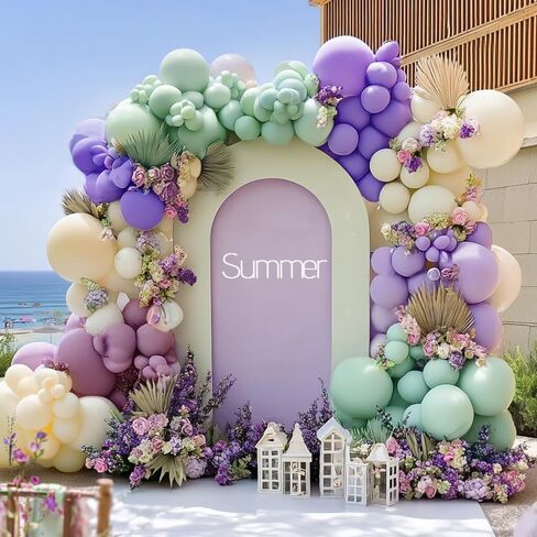 Balloon Garland Arch Kit Yellow Blush White Sand Brown Balloons Double Stuffed Mustard Yellow Different Sizes For Neutral Baby Shower Wedding Birthday Fall Party Decorations in Kuwait