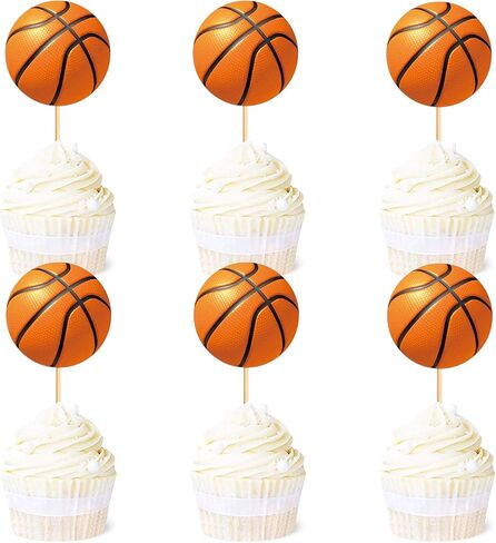 Ercadio 24 Pack Double Sided Tennis Cupcake Toppers Sports Ball Cupcake Picks Tennis Theme Birthday Cake Decorations for Baby Shower Kids Birthday Party Cake Decorations Supplies in Kuwait