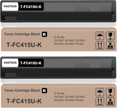T-FC415U Toner Cartridge Set (4-Pack, CMYK) High Yield Comaptible TFC415U T-FC415U-K T-FC415U-C T-FC415U-M T-FC415U-Y Toner Cartridge for Toshiba E-Studio 2515AC 3015AC 3515AC 4515AC 5015AC Printer in Saudi Arabia