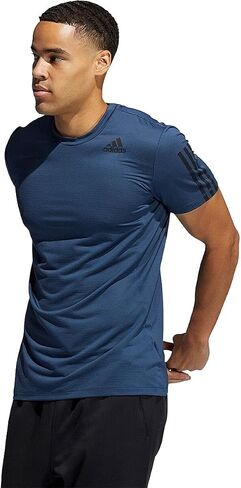 تيشيرت Primeblue للرجال من أديداس بتصميم 2 Move 3-Stripes in Kuwait