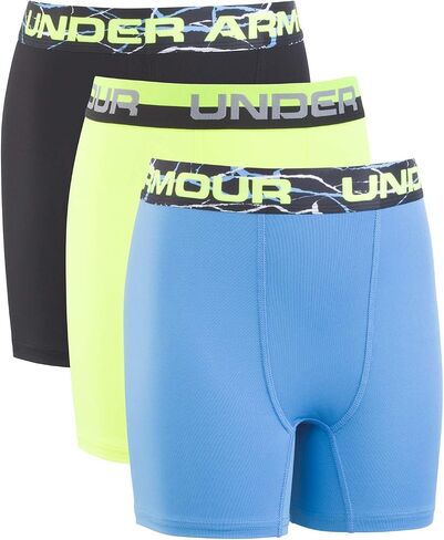 Under Armour boys Performance Boxer Briefs, Assorted Holiday Print, YXL US in Saudi Arabia
