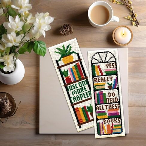 ACRNIGHEET 6PCS Cross Stitch Stitch Kit for Beginner Cartoon Animals مختومة مقاطع غرزة المبتدئين للبالغين DIY تطريز مرجعية مجموعات Crossstitch مجموعات البالغة مع تعليمات هدية حرفة اليد 11CT in Kuwait